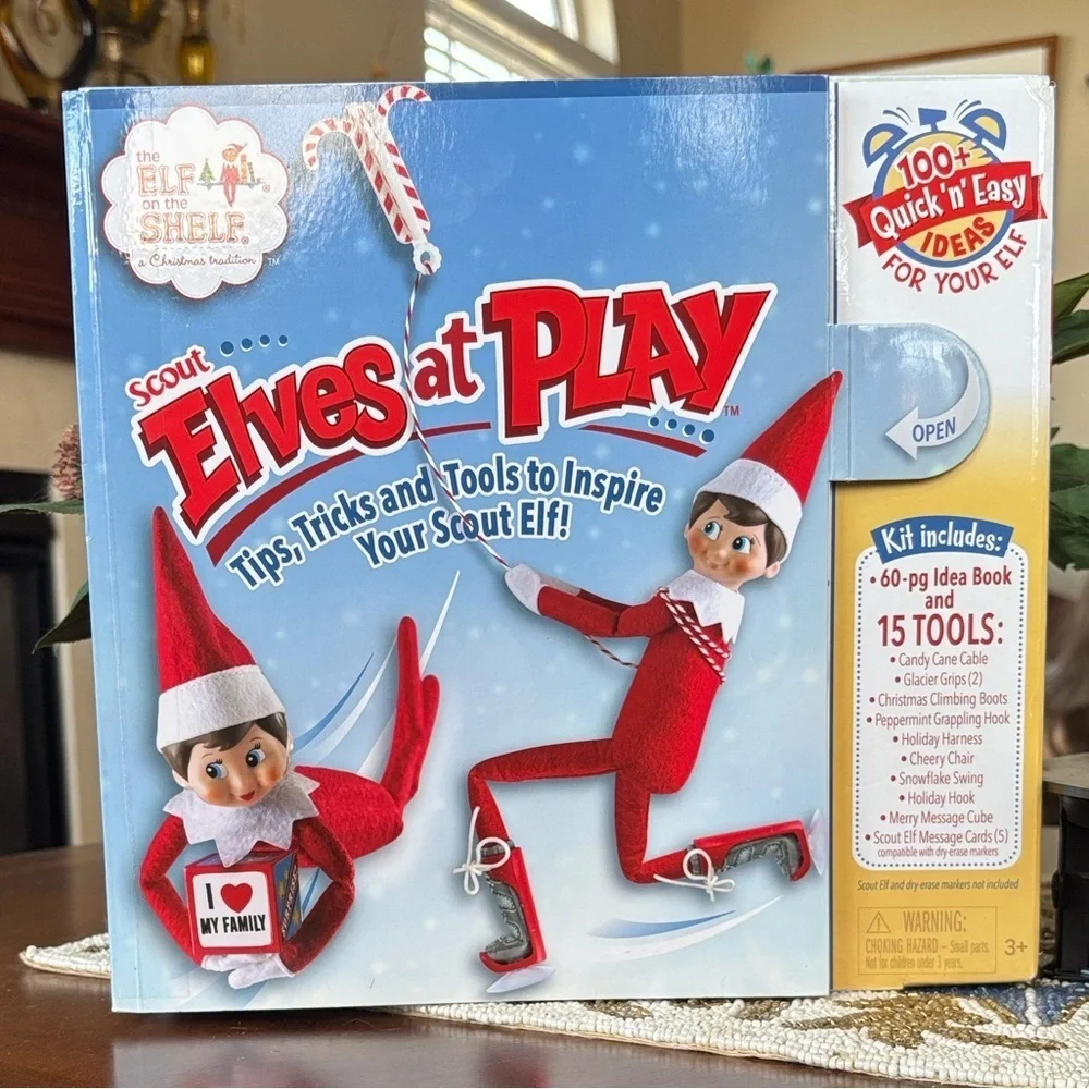 Brand New The Elf on the Shelf Scout Elves At Play Book & Accessory Tool Kit